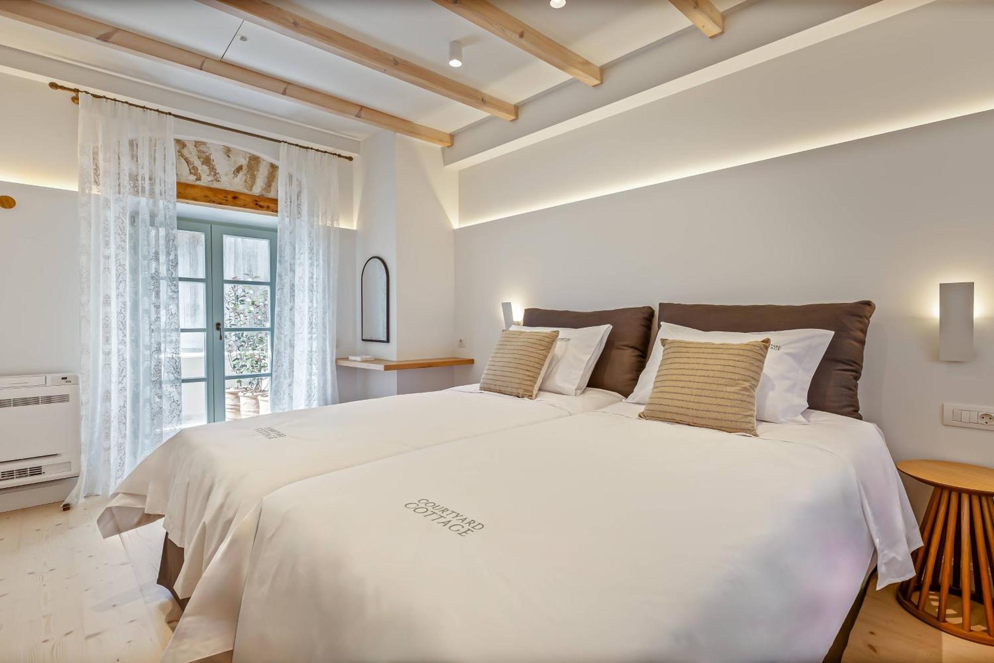 Courtyard Cottage Corfu Lakones Bagian luar foto