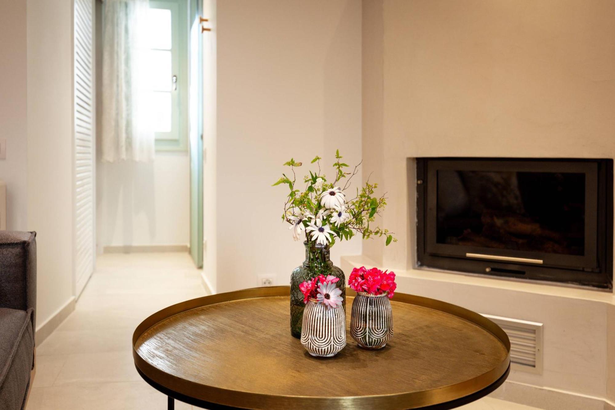Courtyard Cottage Corfu Lakones Bagian luar foto