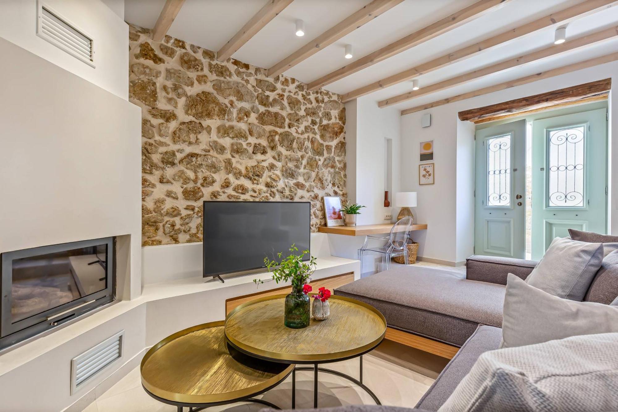 Courtyard Cottage Corfu Lakones Bagian luar foto
