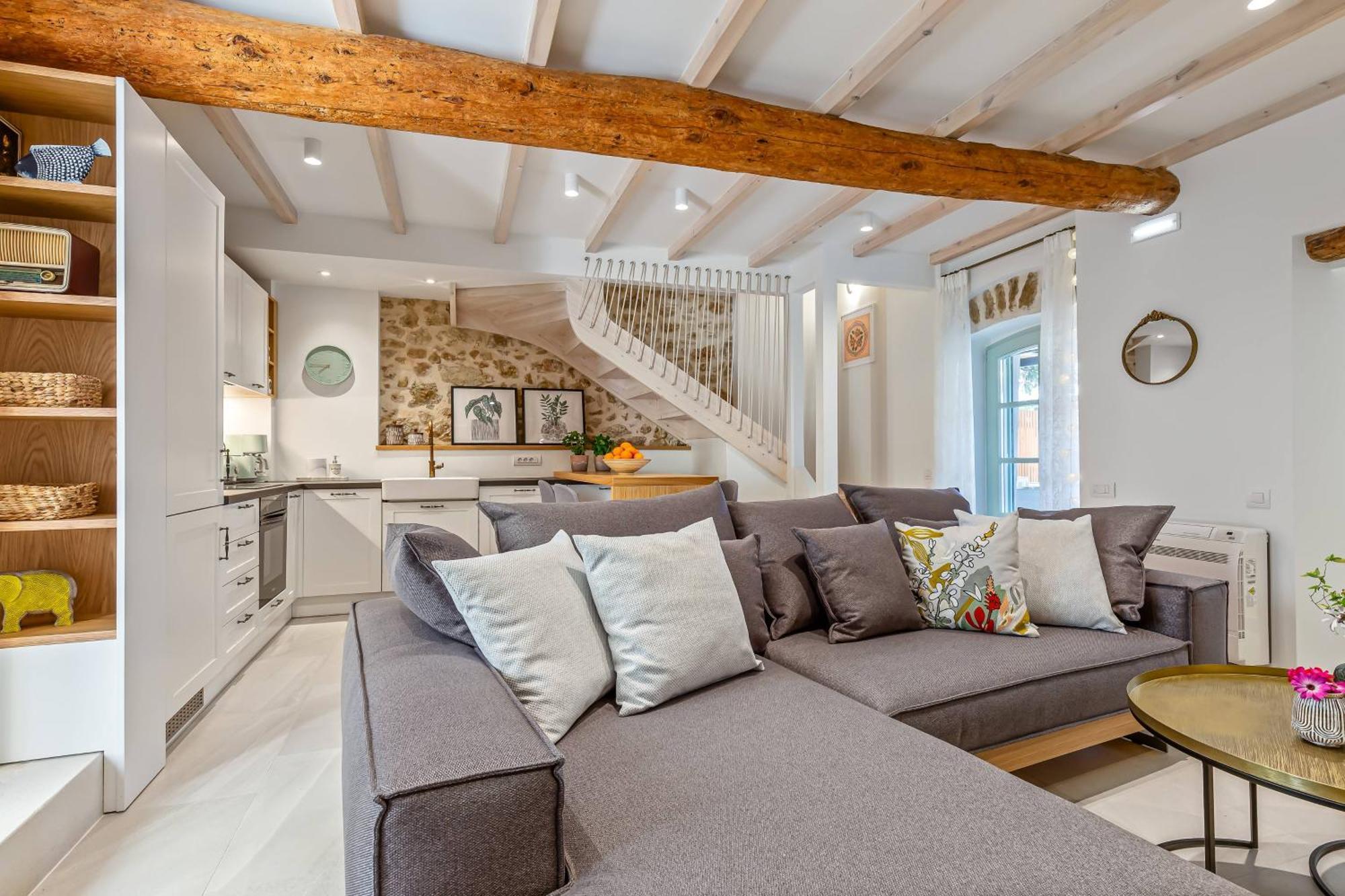 Courtyard Cottage Corfu Lakones Bagian luar foto